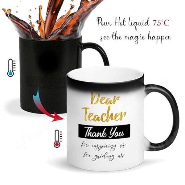 GiftNFeel Teachers' Day Magic Mug with Keychain - Image 5